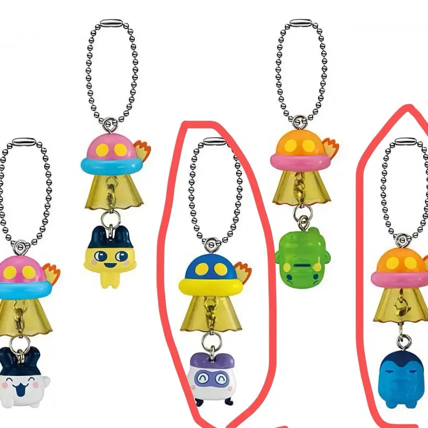 [BUNJANG] Tamagotchi UFO Swing Gacha Keyring / 다마고치 ufo 스윙 가챠 키링