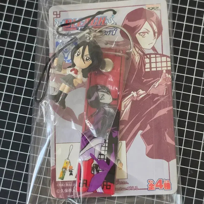 [BUNJANG] Bleach Rukia Classic Figure Keyring Strap / [새상품] 블리치 루키아 고전 피규어 키링 스트랩