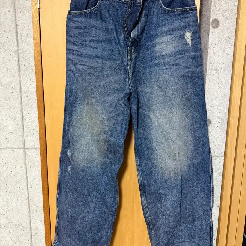 [BUNJANG] Nonnode Japanese Double Pocket Denim Pants Size 1 / [1]논노드 재패니스 더블포켓 데님 1사이즈