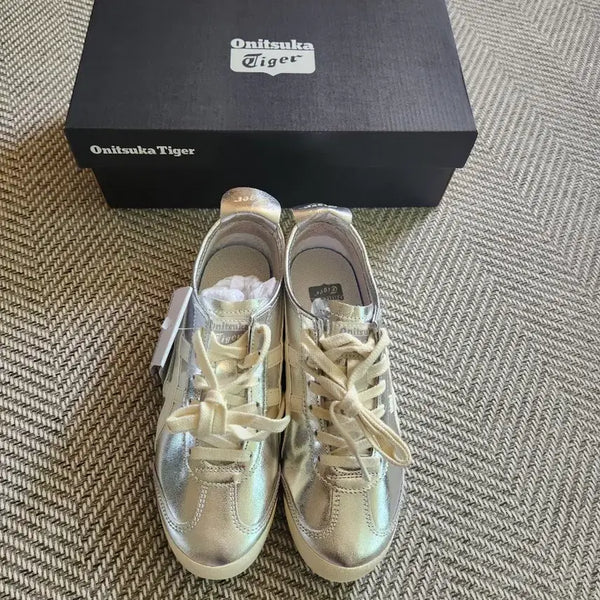 [BUNJANG] Onitsuka Tiger Mexico 66 Silver Size 240 / 새상품] 오니츠카타이거 멕시코66 실버 240