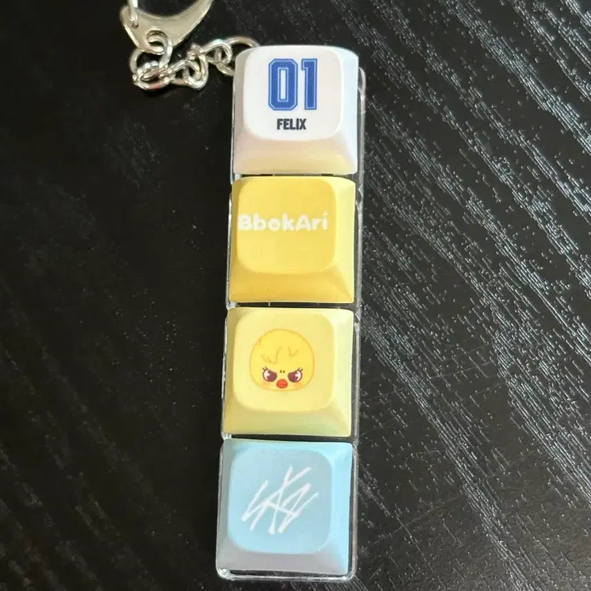 [BUNJANG] Bbokari Keycap Keyring / 뽁아리 키캡키링