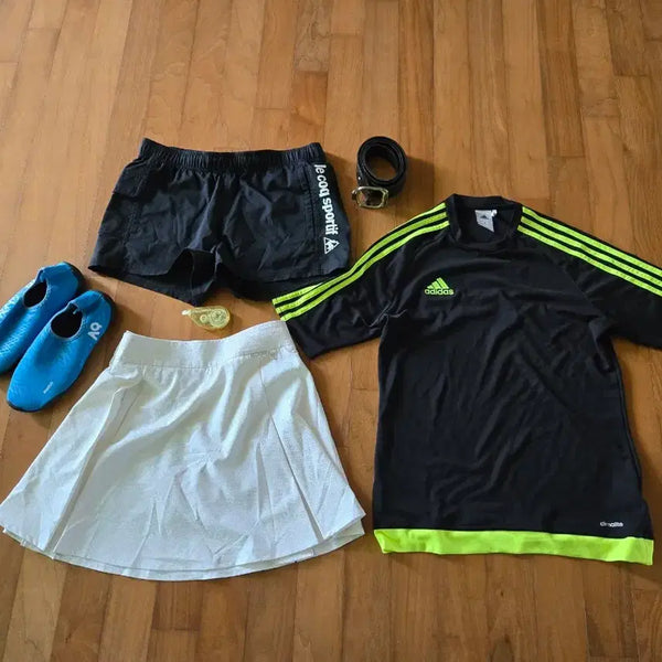 [BUNJANG] Le Coq Sportif, Adidas, Hill Creek Golf Bundle Set / 르꼬끄 M 반바지 외 모두일괄 택포