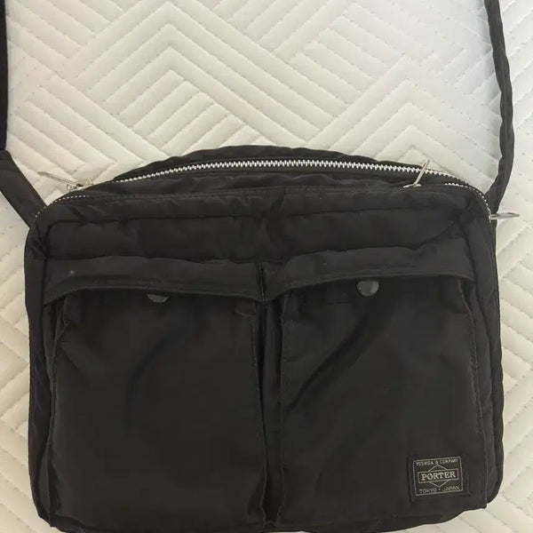 [BUNJANG] Yoshida Porter Shoulder Bag Large Black / 요시다 포터 숄더백 라지
