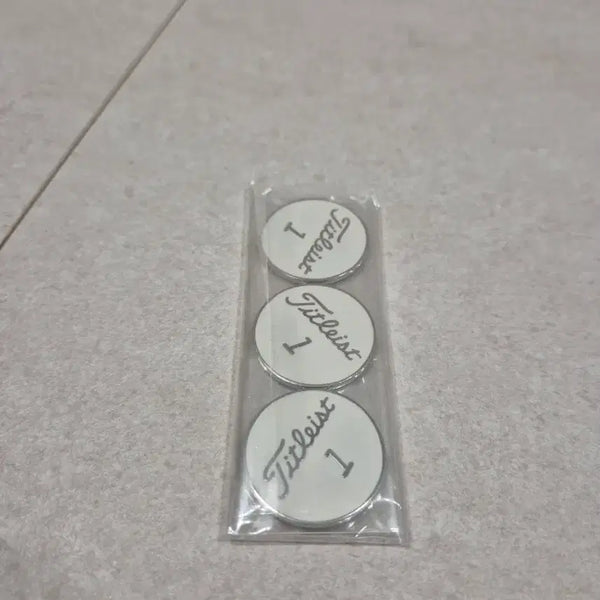 [BUNJANG] Titleist Magnetic Ball Marker Set (3 Types, Bundle) / 타이틀리스트 자석볼마커 새제품 3종 일괄