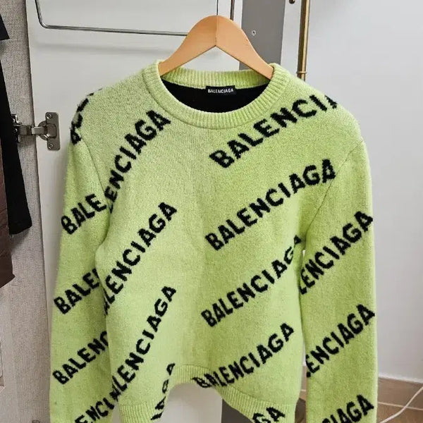 [BUNJANG] Balenciaga Logo Knit / 발렌시아가 로고 니트
