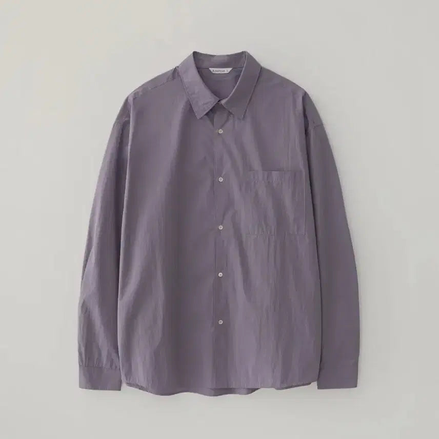 [BUNJANG] Blankroom Supima Baker Shirt - Gracie Purple / 블랭크룸 수피마 베이커 셔츠 그레이시 퍼플