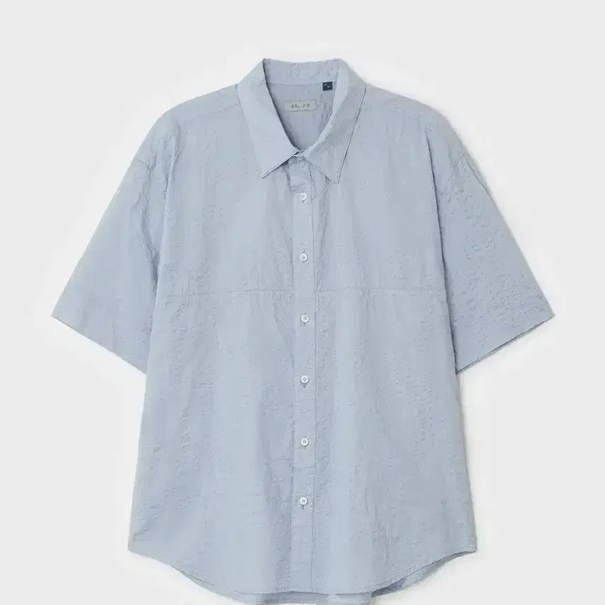 [BUNJANG] Bellie Horizon Short Sleeve Shirt (Sky Blue) Size 105 / 벨리에 호리존 숏 슬리브 셔츠(스카이블루) 105사이즈