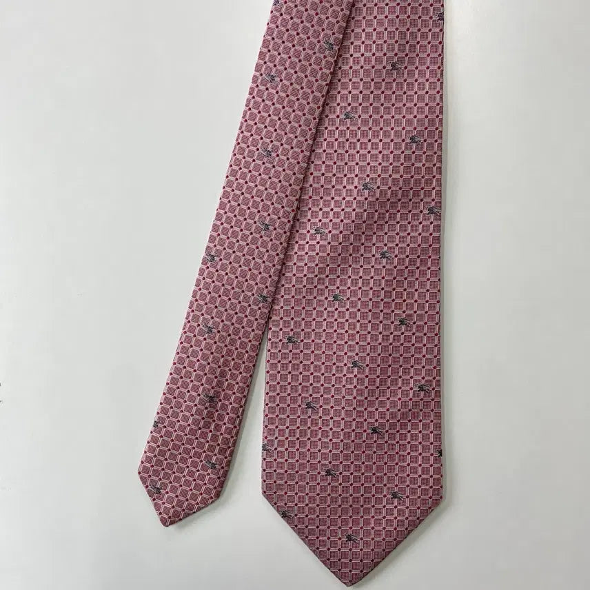 [BUNJANG] Burberry Monogram Silk Necktie / 버버리 (Burberry) 모노그램 정품 명품넥타이