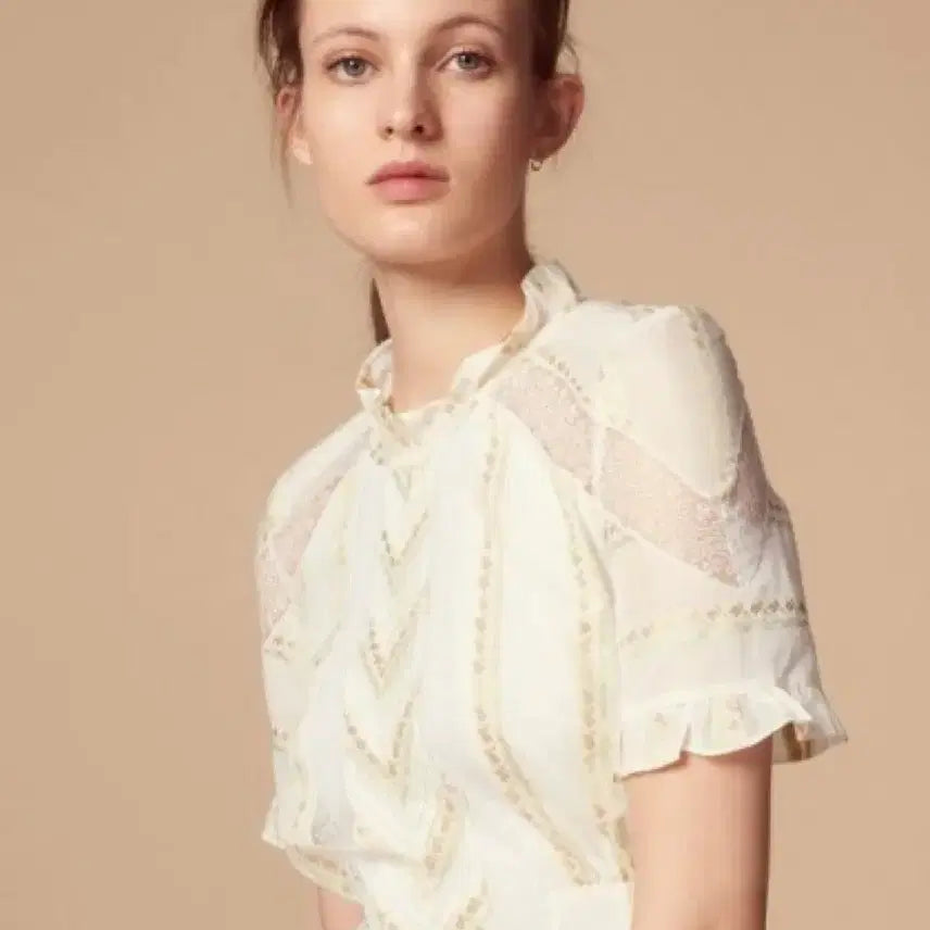 [BUNJANG] Sandro Floral Embroidered Dress / 산드로 sandro 원피스 38사이즈