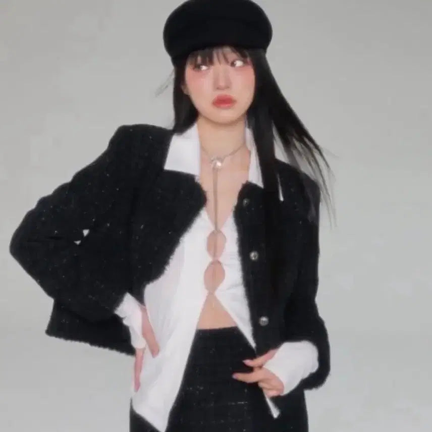 [BUNJANG] Newearlin Tweed Jacket / 뉴얼린 트위드 자켓