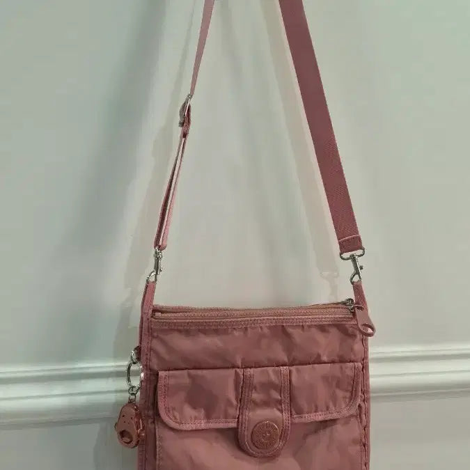 [BUNJANG] Kipling Pink Crossbody Bag / 키플링 크로스백 핑크