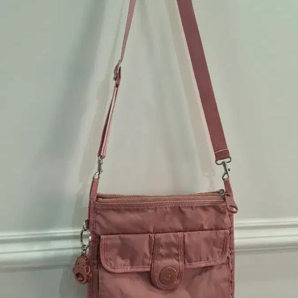 [BUNJANG] Kipling Pink Crossbody Bag / 키플링 크로스백 핑크