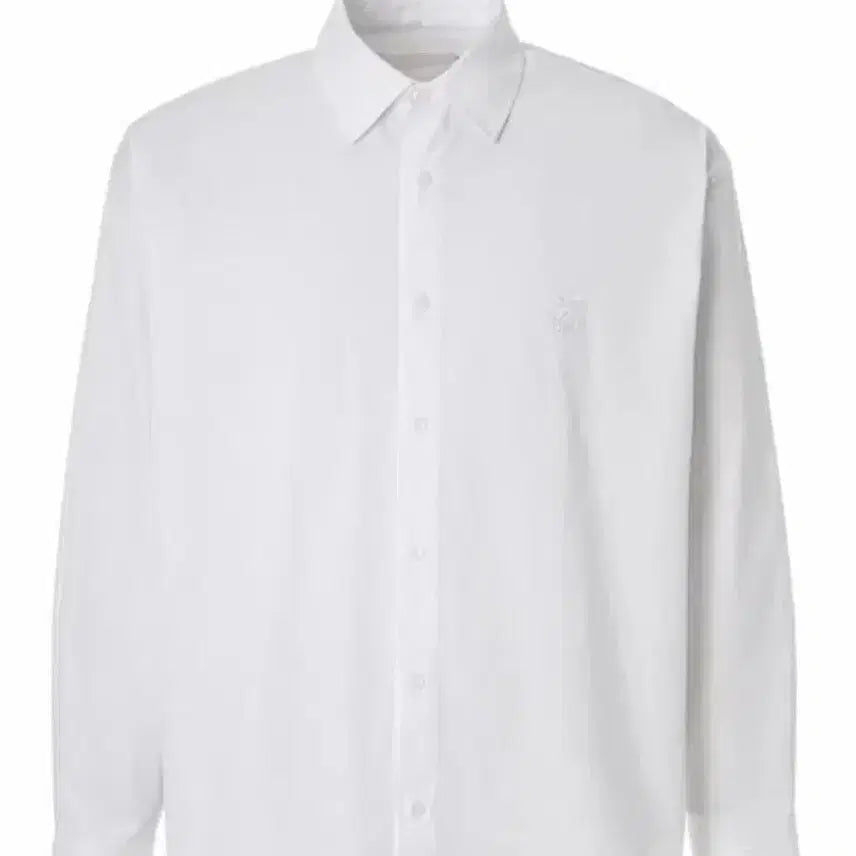 [BUNJANG] 3Times Pin Stripe Oversized Shirt White / 쓰리타임즈 핀 스트라이프 오버핏 셔츠 화이트