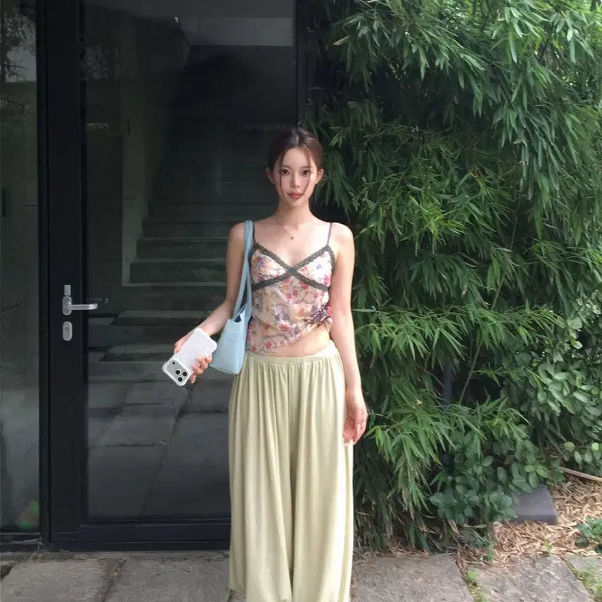 [BUNJANG] Sleeveless Pants Set-up / 나시 팬츠 셋업