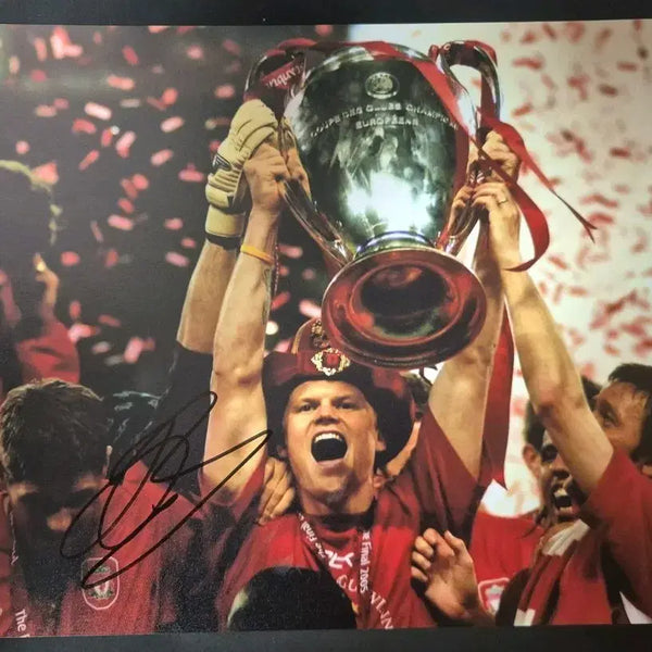 [BUNJANG] Liverpool John Arne Riise Signed A4 Photo / 리버풀 욘 아르네 리세 싸인포토 a4