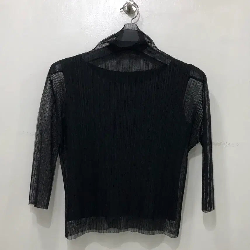 [BUNJANG] FLALA Pleated Layer See-Through Blouse / 플라라 플리츠 레이어 시스루 블라우스