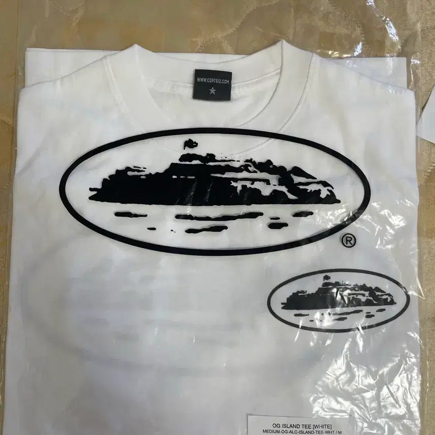 [BUNJANG] Corteiz OG Island T-Shirt White / 코르테이즈 og 아일랜드 티셔츠 화이트