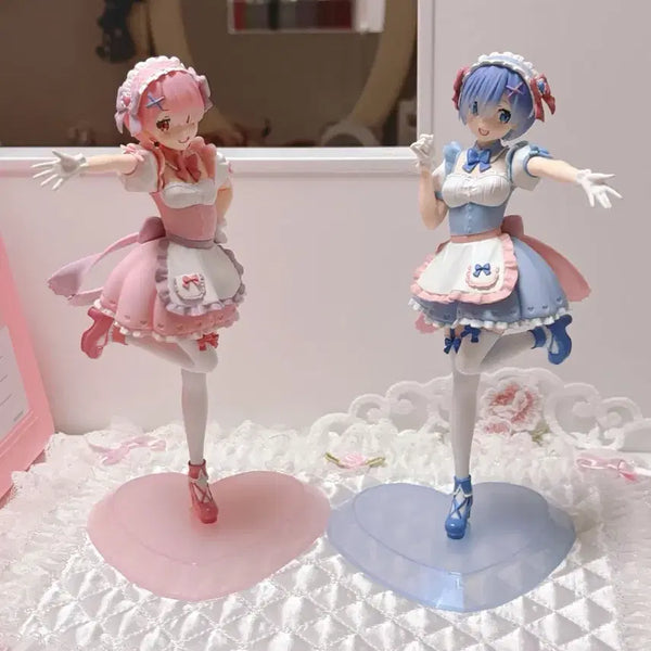 [BUNJANG] Re:Zero Rem & Ram Tenitol Yumekawa Maid Figure / 리제로 렘 람 테니톨 유메카와 메이드 피규어 (박스o) 미소녀 피규어