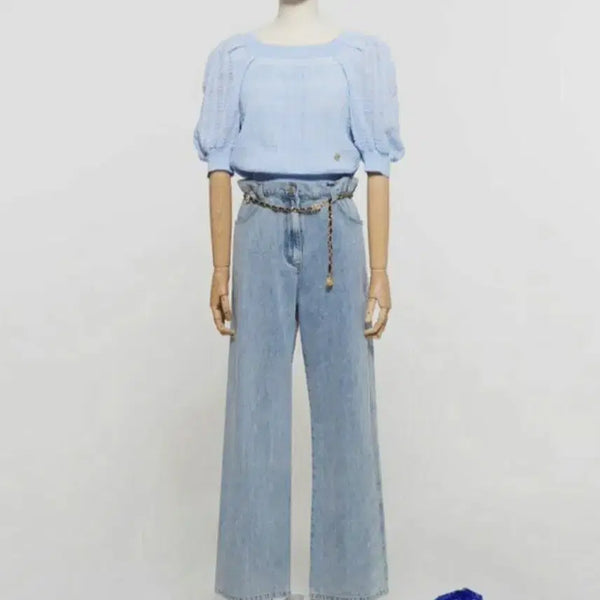 [BUNJANG] Ozssecon Wide Denim Pants Size 66 / 오즈세컨 와이드 데님팬츠 66사이즈