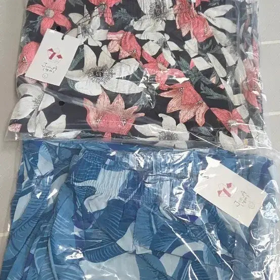 [BUNJANG] Gemma Rayon Wide Pants Set (2 pcs) / 젬마 인견 와이드 팬츠 밴딩바지 2종 세트(새상품)