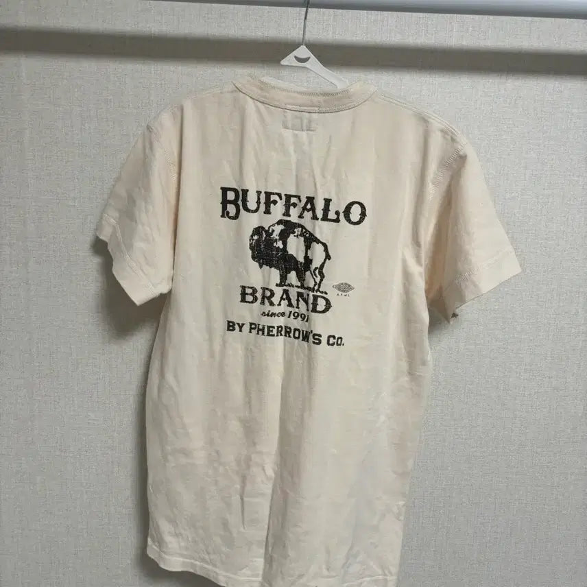 [BUNJANG] Fellows Henley Neck Short Sleeve T-Shirt Ivory / 페로우즈 헨리넥 반팔