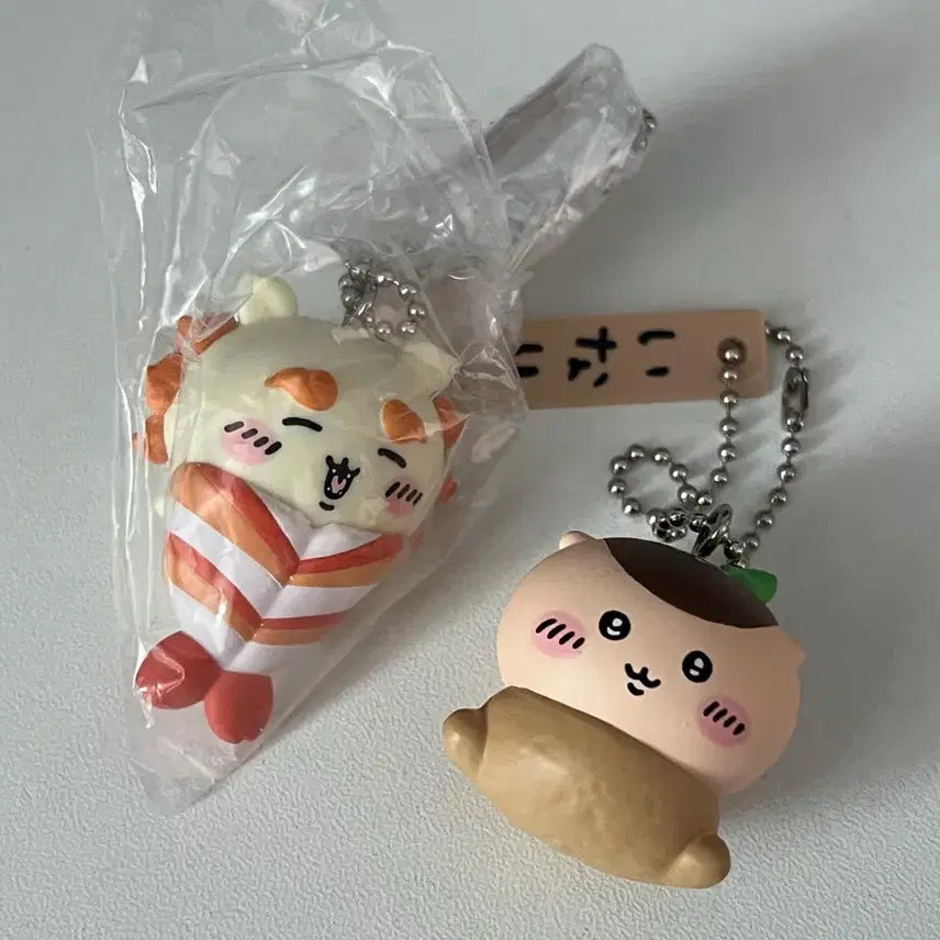 [BUNJANG] Chiikawa Kurimanju Sushi Figure Keyring / 먼작귀 치이카와 시사 쿠리만쥬 스시 피규어키링
