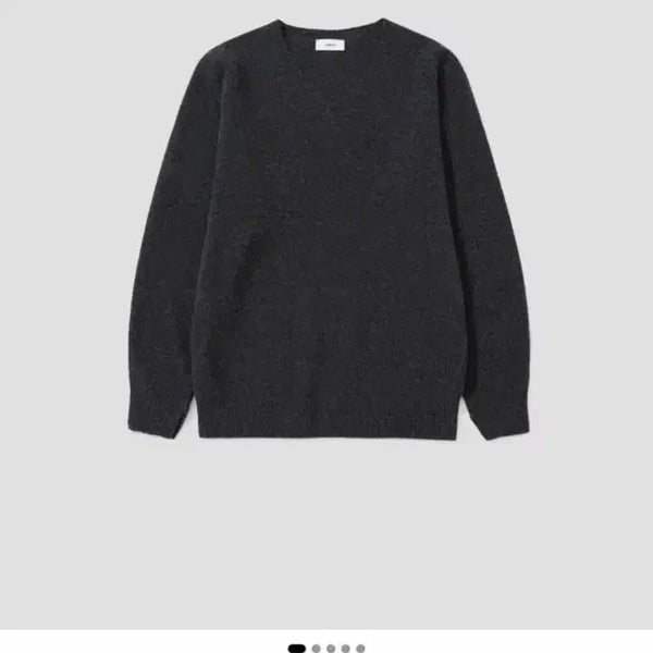 [BUNJANG] My Library V-Neck Knit Charcoal (L) / 마이라이브러리(마라브) V넥 니트 차콜(L)