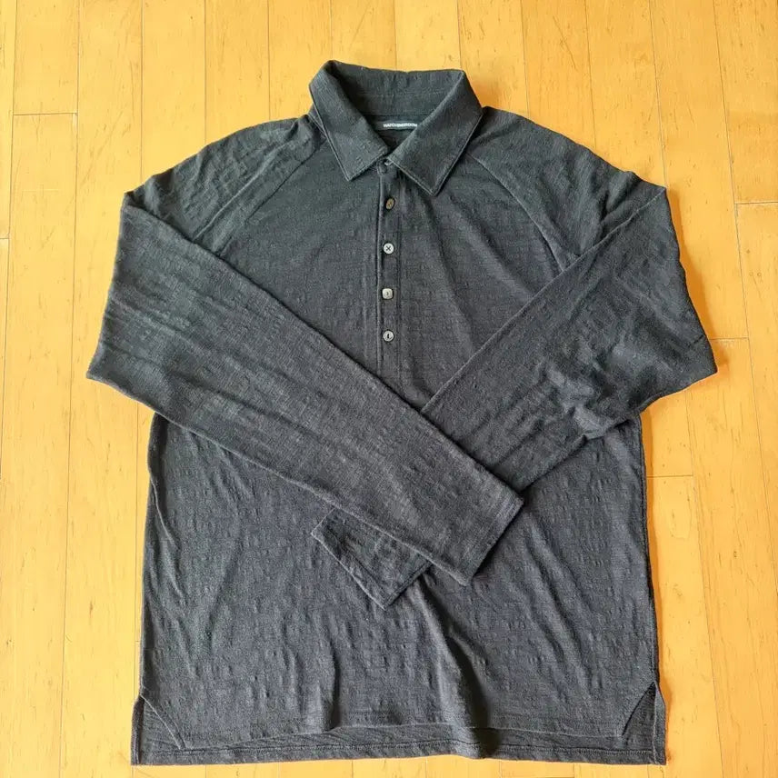 [BUNJANG] Haechi Room Polo T-shirt Black (S) / 해칭룸 폴로 티셔츠 블랙 (s)
