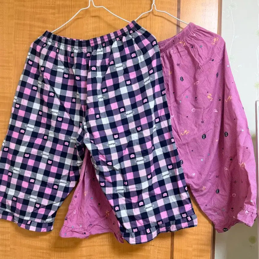 [BUNJANG] Pajama Bottoms Set (2 Pieces) / 편한 파자마 하의 2종 세트