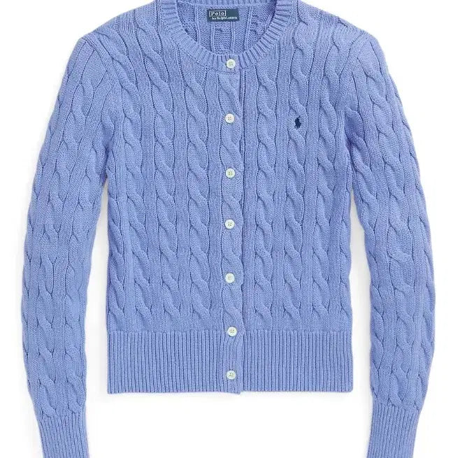 [BUNJANG] Polo Women's Cable Knit Cardigan / [새상품] QR인증 가능 폴로 여성용 케이블 가디건