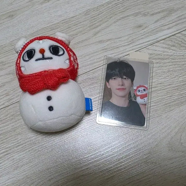 [BUNJANG] CRAVITY Gu Jeongmo Kkru Langmo Snowman Plush Doll / 크래비티 구정모 크크루 랑모 눈사람 인형