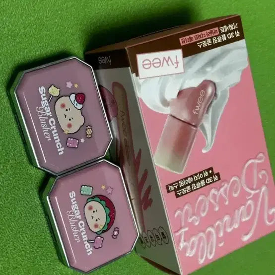 [BUNJANG] Fwee Vanilla+Vanilla Lettering Special Set with Alternative Stereo Blusher 2pcs / 퓌 바닐라+바닐라 레터링 기획세트+얼터너티브스테레오 블러셔 2개