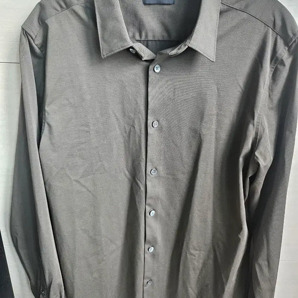 [BUNJANG] Theory Sylvain Shirt - Men's Olive Green / 띠어리 실베인 셔츠
