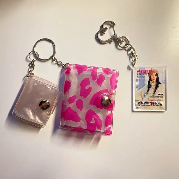 [BUNJANG] Vintage Mini Photo Keychain Set / 빈티지 미니 증사 키링 세트