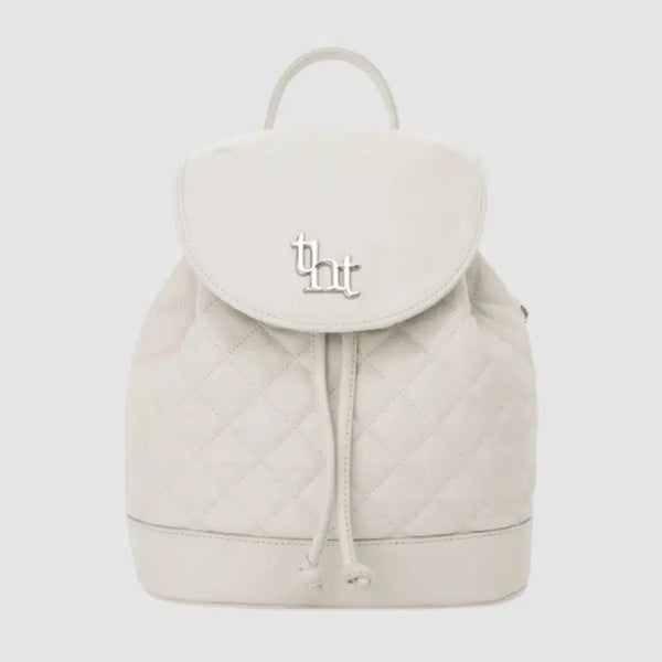 [BUNJANG] 3Times Acorn Quilting Backpack Ivory / 쓰리타임즈 아콘 퀄팅 백팩 아이보리