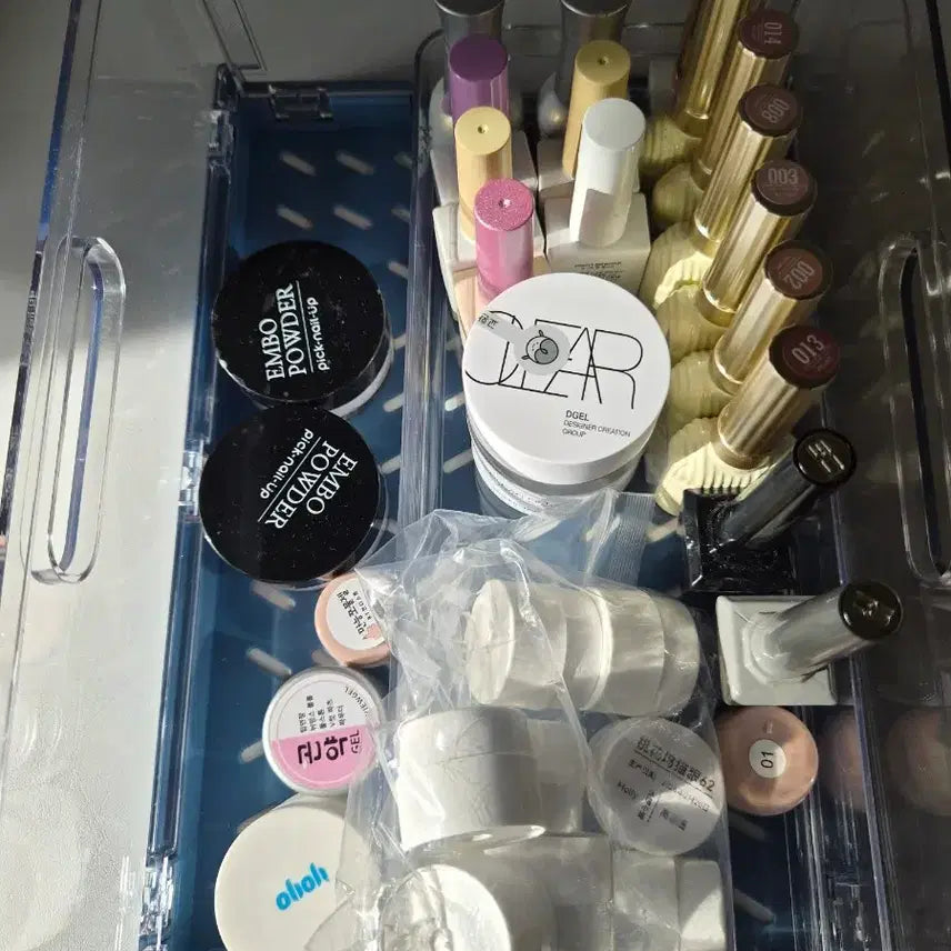 [BUNJANG] Nail Tip Making Materials Set (File, Gel, Tips) / 네일팁 제작 재료 세트 (파일, 젤, 팁)