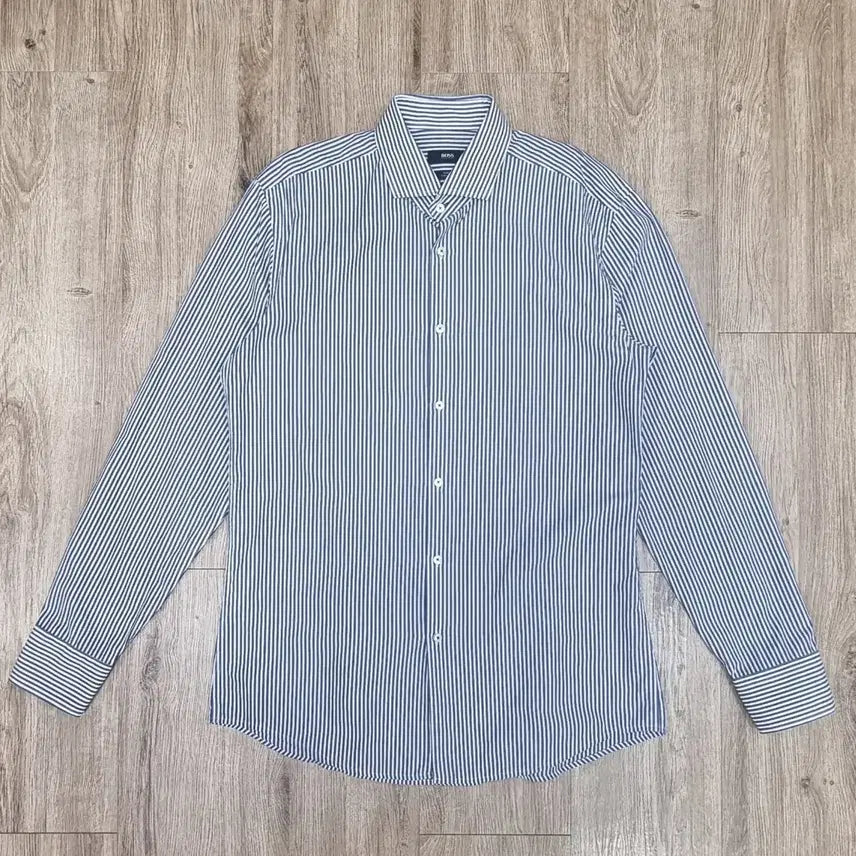 [BUNJANG] Hugo Boss Blackline Striped Shirt Men's L / 휴고보스 블랙라인 스트라이프 셔츠 41/16 _ 남성 L 추천