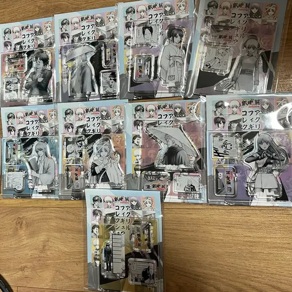 [BUNJANG] Gintama Original Drawing Exhibition Figure Acrylic Stand 9 Types Bundle Set / 은혼 원화전 피겨아크릴 9종 일괄판매