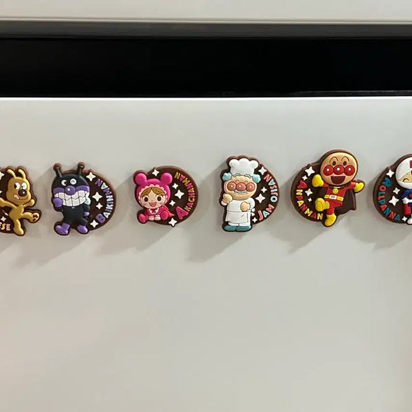 [BUNJANG] Anpanman Silicone Magnet Set / (일괄) 호빵맨 실리콘 마그넷 세트