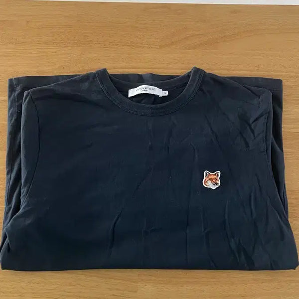 [BUNJANG] Maison Kitsuné Navy Cotton T-Shirt XS / 메종키츠네 네이비 xs