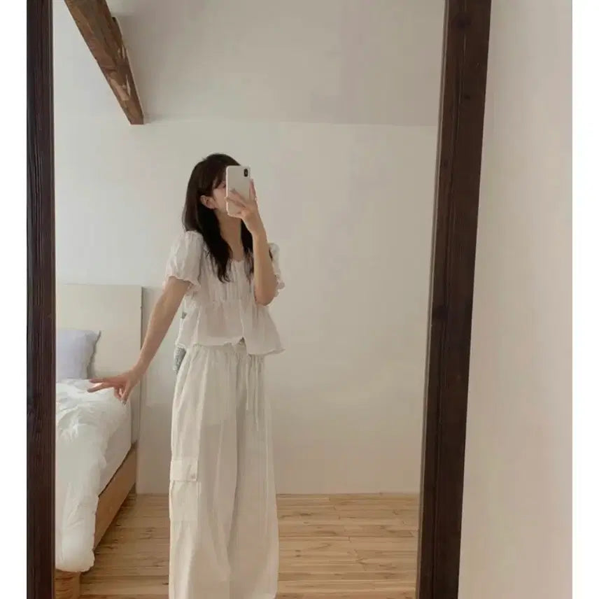 [BUNJANG] Miel Momo Cargo Jogger Pants / miel 미엘 모모 카고 조거 팬츠 여름 바지