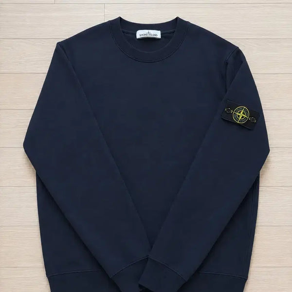 [BUNJANG] Stone Island Crewneck Sweatshirt Navy L / [L]스톤아일랜드 맨투맨 네이비 새상품급