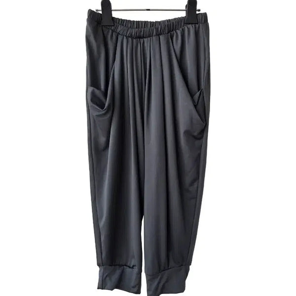 [BUNJANG] Dark Gray Jogger Cropped Pants / S/진그레이 조거 칠부팬츠/새제품
