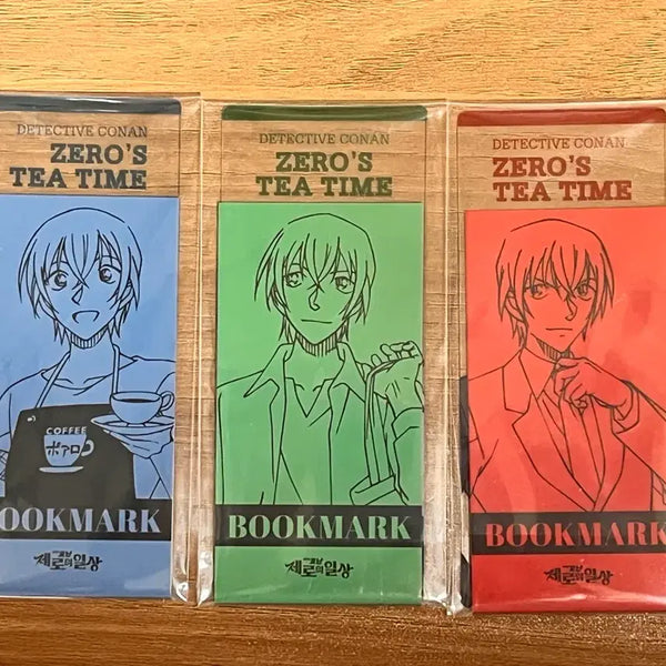 [BUNJANG] Detective Conan Zero's Tea Time Bookmark Set / 명탐정 코난 제로의 일상 북마크 일괄