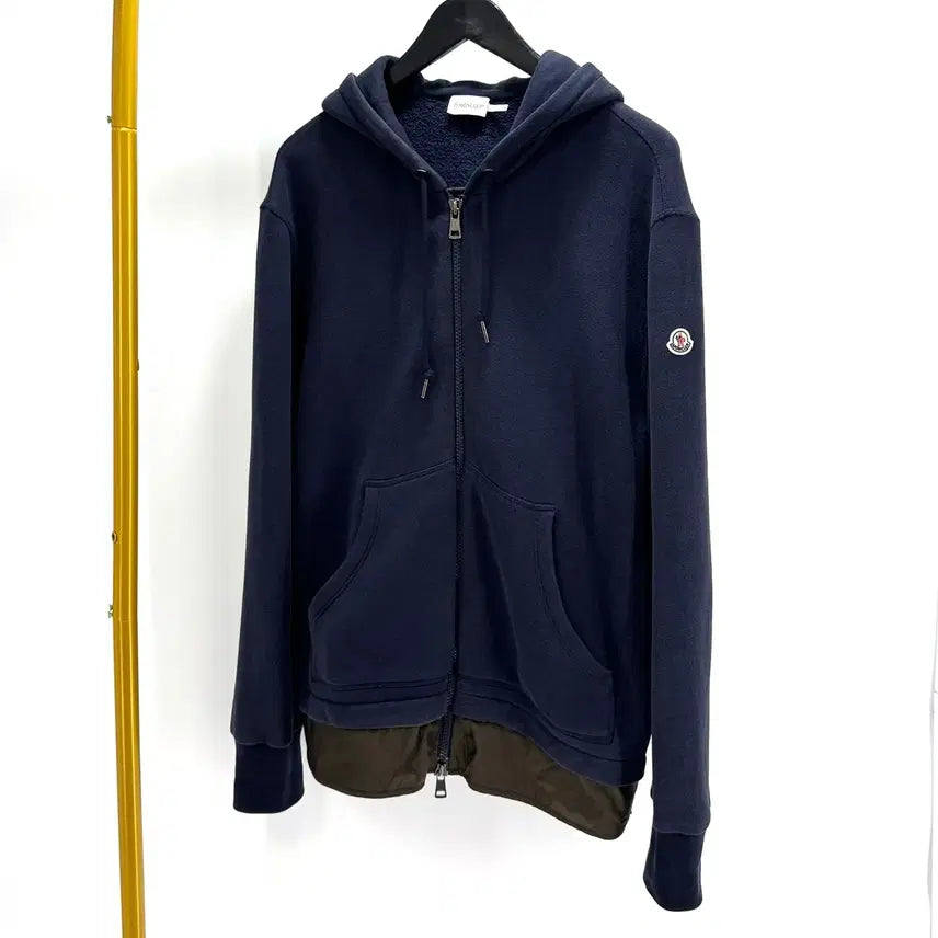 [BUNJANG] Moncler Hooded Zip-Up Jacket Navy L / [L사이즈] 몽클레어 후드 집업 자켓 네이비