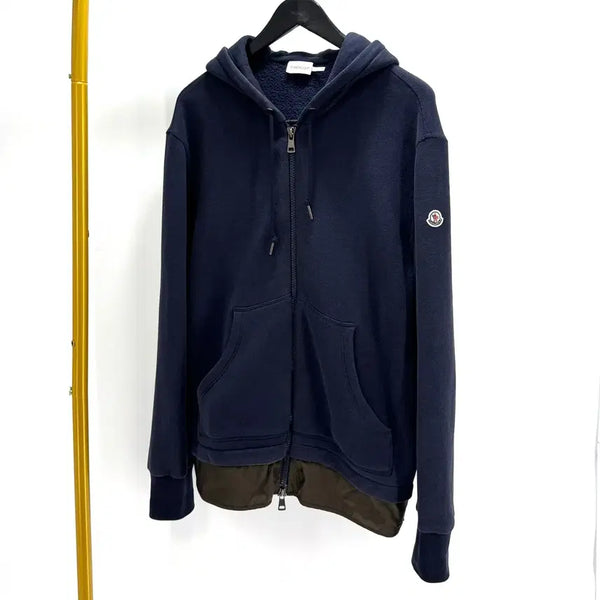 [BUNJANG] Moncler Hooded Zip-Up Jacket Navy L / [L사이즈] 몽클레어 후드 집업 자켓 네이비
