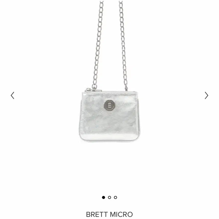 [BUNJANG] Minuit Minute Brett Micro Bag Silver / 미닛뮤트 브렛 마이크로 백 실버
