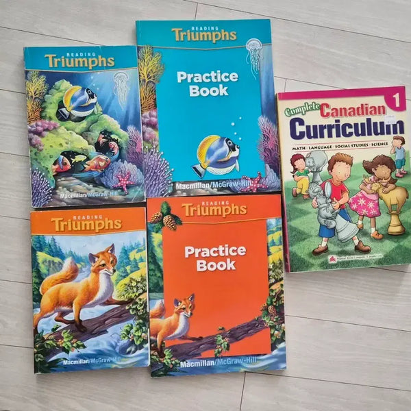 [BUNJANG] Macmillan Reading Triumph + Canadian Textbook Set / (새상품)맥밀란 리딩 트라이엄프+캐나다 교과서
