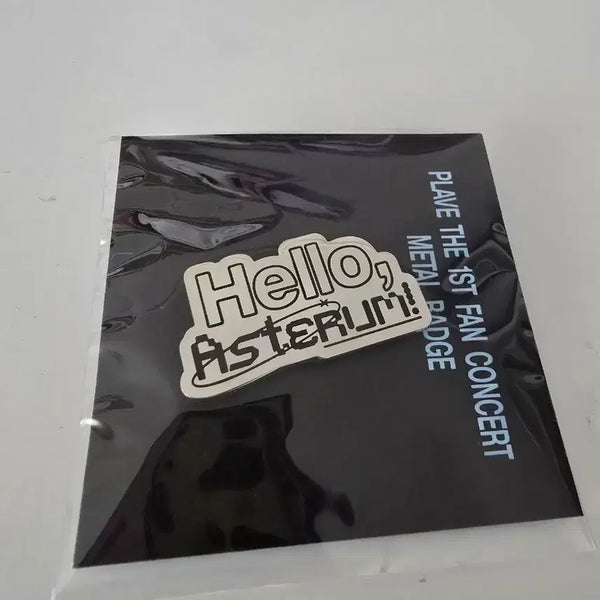 [BUNJANG] PLAVE Hello Asterum Badge / 플레이브 첫콘 md 헬로 아스테룸 뱃지