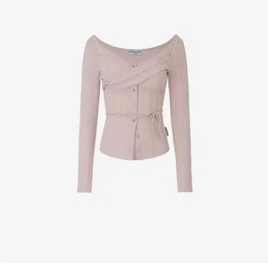 [BUNJANG] Newearlin Rosie Twist Button Top Pink / 뉴얼린 Rosie twist button Top, Pink